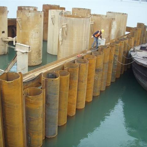 黔西南钢护筒现场安装